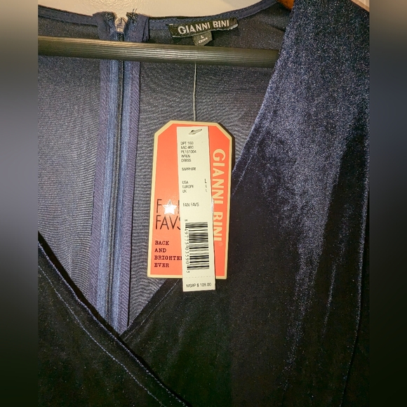 Gianni Bini Wren Dress - Royal Blue Size L - Picture 3 of 4